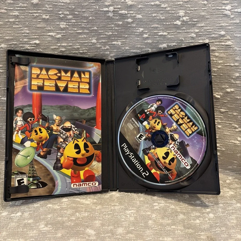 Playstation‎ 2 Pac-Man Fever Game& Manual